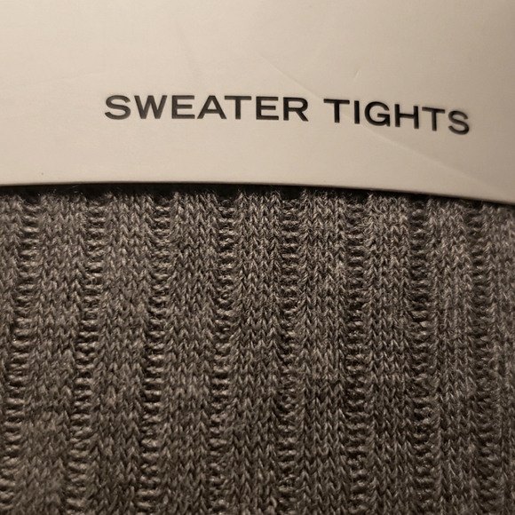 MeMoi Boston Ribbed Cotton Blend Sweater Tights Size S/M - Picture 2 of 8